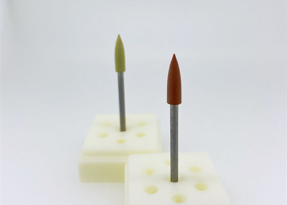جودة  4.0mm Sintered Diamond Disc Dental Lab Rubber Polishing Bur For Lithium Disilicate مصنع