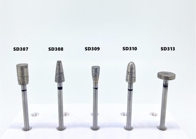 قرص قطع الماس الخشن الفائق HP Shank Flat End مدبب الماس بور 0