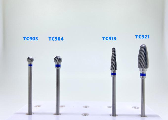 الأزيز الماسي غير المطلي للأسنان HP Shank Tungsten Carbide Cutter Standard Medium 0