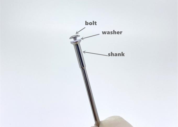 حلقة المقوى المصنوعة من الفولاذ المقاوم للصدأ HP Shank 5.0mm للمحرك الصغير 0