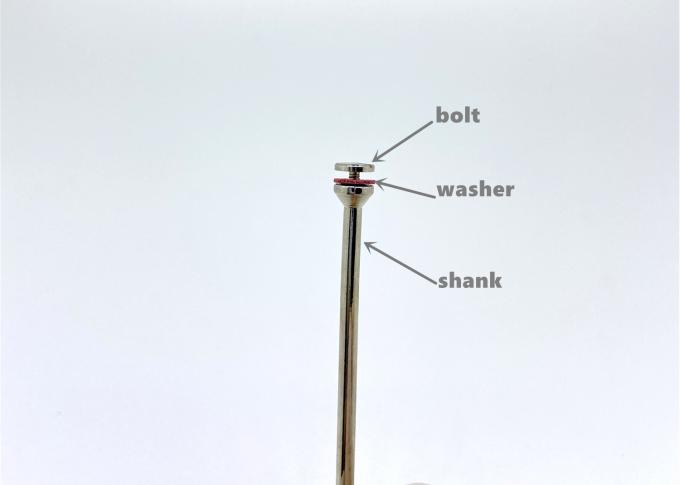شرائط الماس للأسنان الاقتصادية HP Shank Rotary 5.0mm Steel Ring Mandrels 0